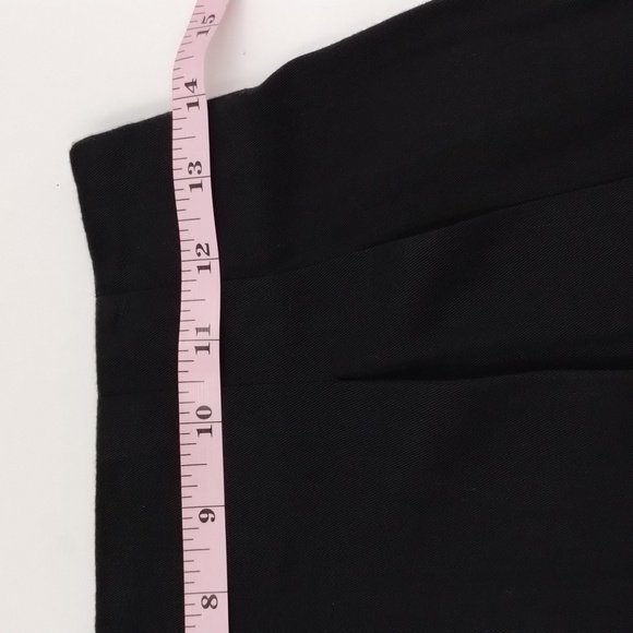 Caché black high waisted pants size 8 vintage zip back - Picture 6 of 10